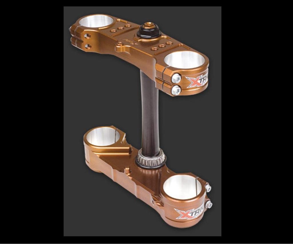 XTrig Triple Clamp Fork Holder set Holder M12, handlebar 22mm KX450F 2017/ KX450F 2015 Original Kawa