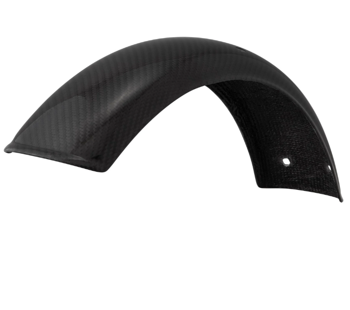 Aile 2.0 Garelli EVO II sans support pour Vespa PX 80-200ccm, carbone clair