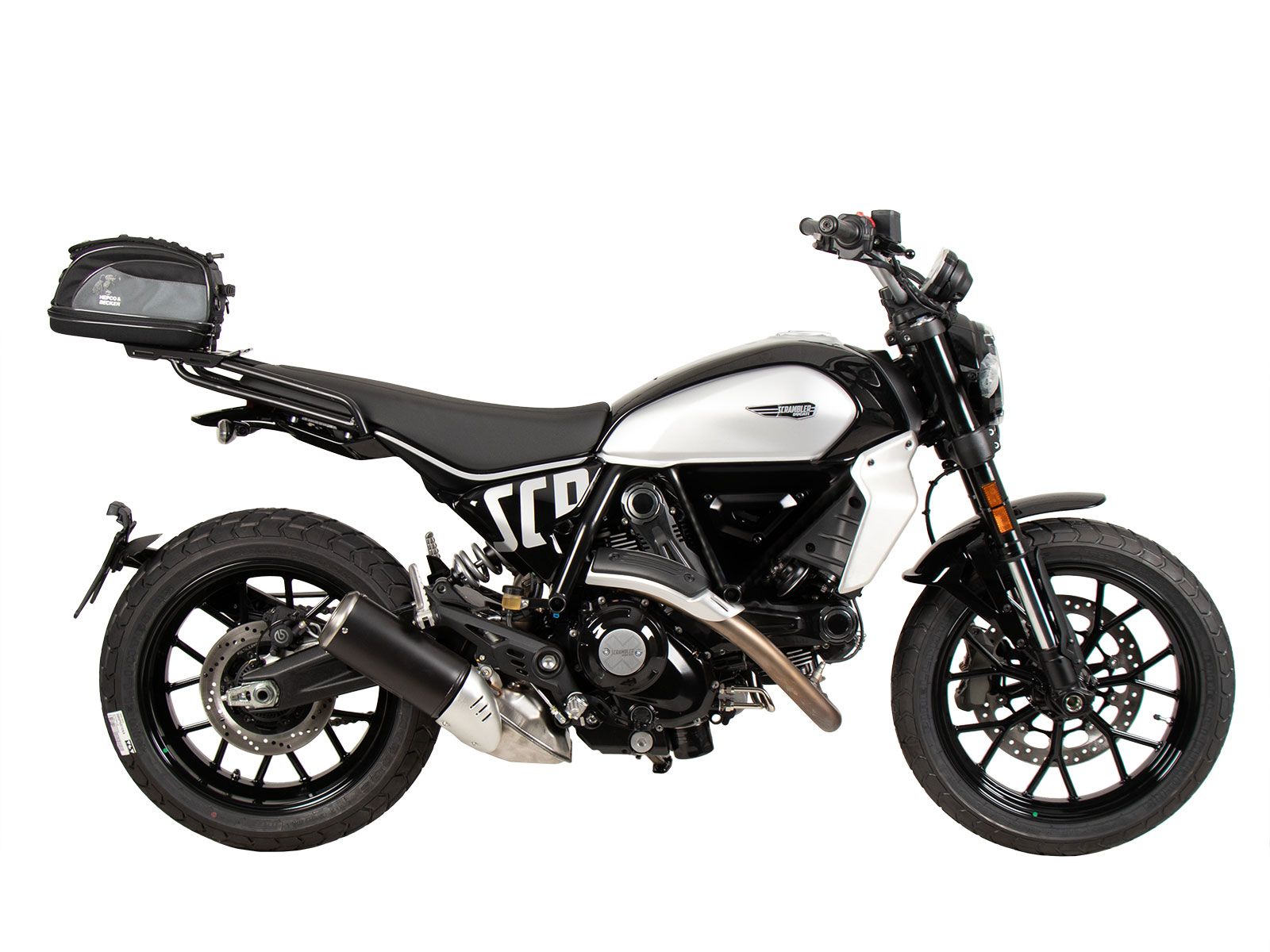 Porte-bagages arrière Smartrack noir pour Ducati Scrambler 800 Icon (23-) Hepco & Becker
