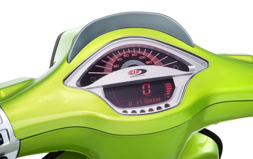 Compte-tours/tachymètre pour Vespa Primavera/Sprint 50-150ccm 2T/4T AC, argenté