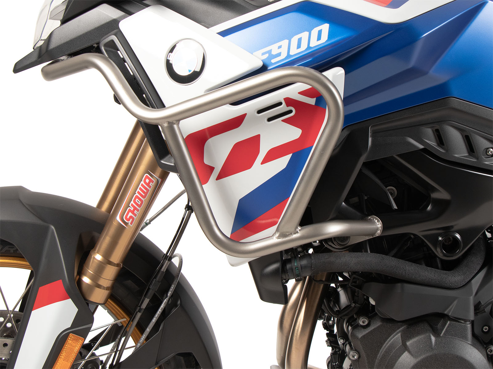 Arceau de protection du réservoir en acier inoxydable pour BMW F 900 GS (24-) Hepco & Becker