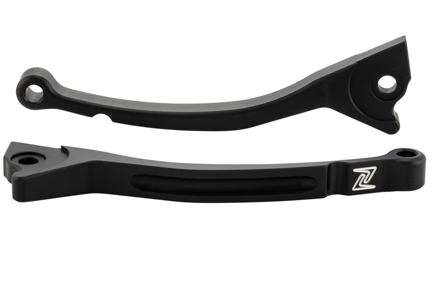 Kit levier de frein sport ZELIONI pour Vespa, droite et gauche, noir mat