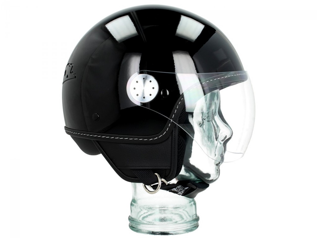 Casque jet Vespa Visor 3.0 noir