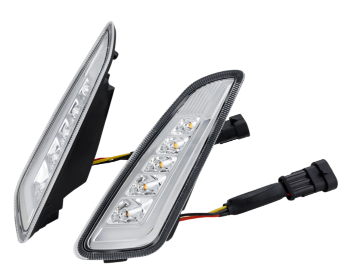 Kit clignotant avant gauche/droite pour Vespa Primavera/Sprint 50ccm 2T/4T, clair