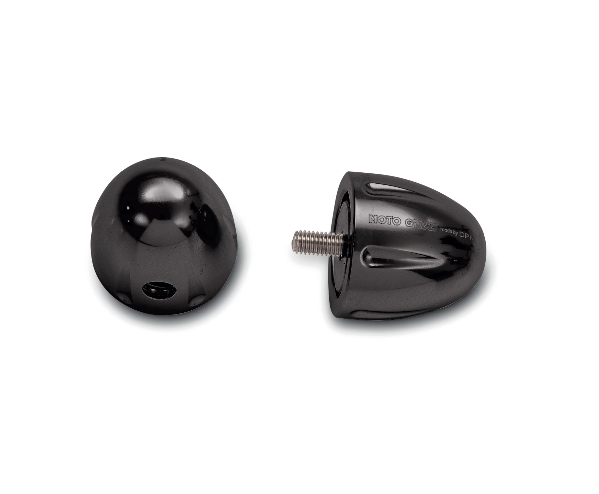 Embout de guidon, aluminium, noir pour Moto Guzzi Audace