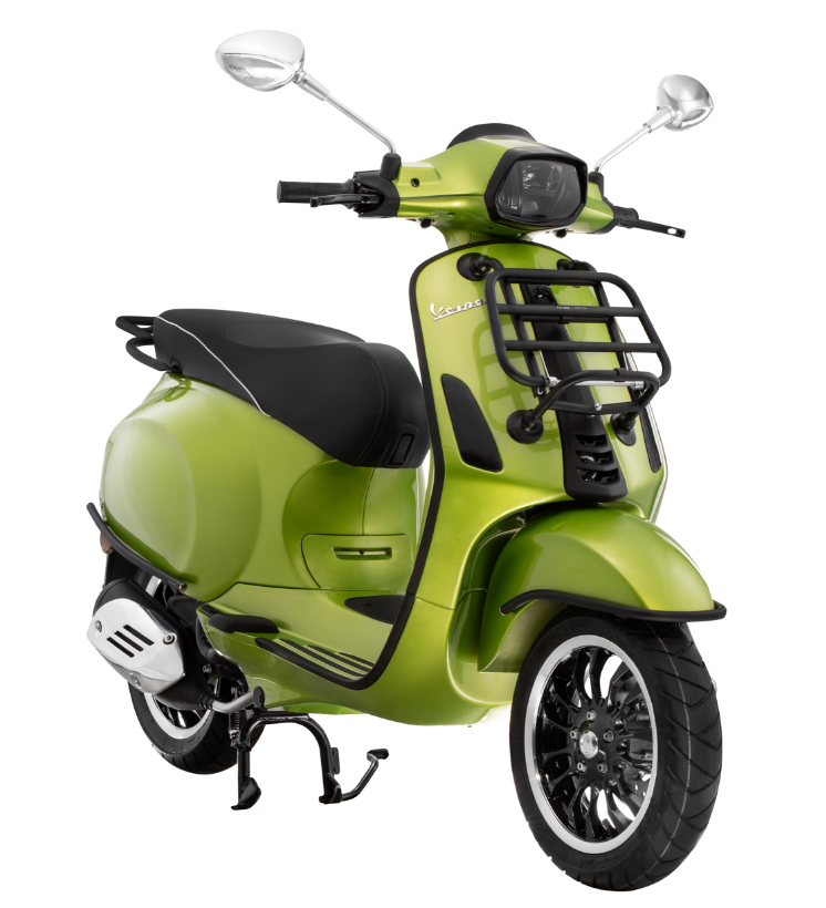 Pare-chocs aile avant pour Vespa Primavera/Sprint/Elettrica 50-150ccm, noir mat