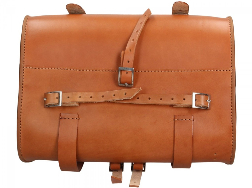 Sacoche en cuir originale Vespa - Marron