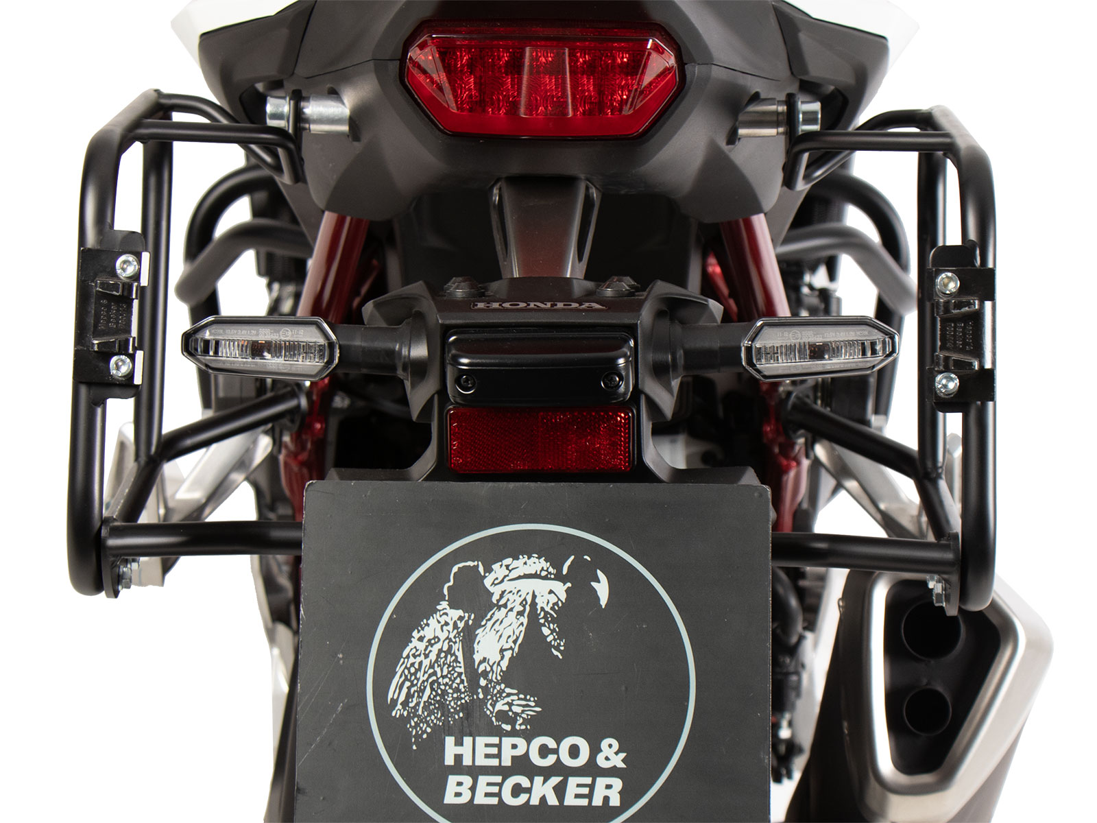 Porte-bagages latéraux Lock-it noir pour Honda CB 750 Hornet (23-) Hepco & Becker