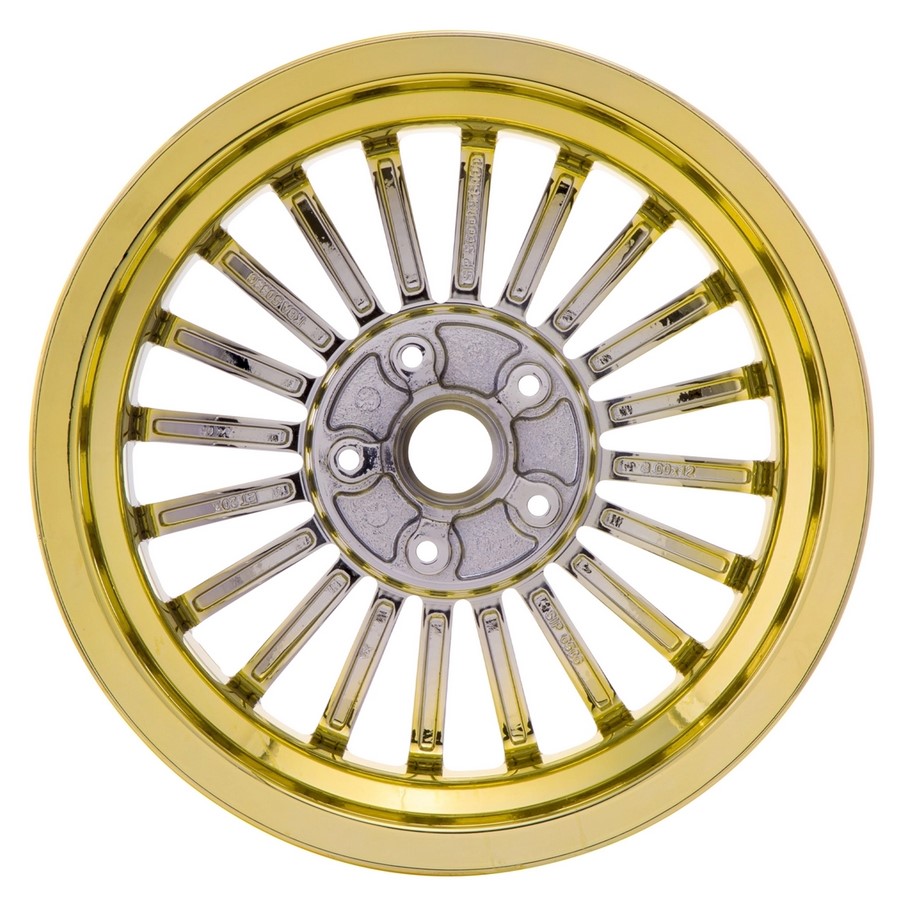 Jante avant/arrière pour Vespa GTS/GTS Super/GTV/GT 60/GT/GT L 125-300ccm, or