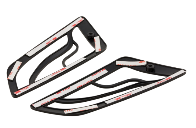 Grille de clignotants droite et gauche, avant pour Vespa GTS/GTS Super/GTV/GT 60/GT/GT L, noir mat