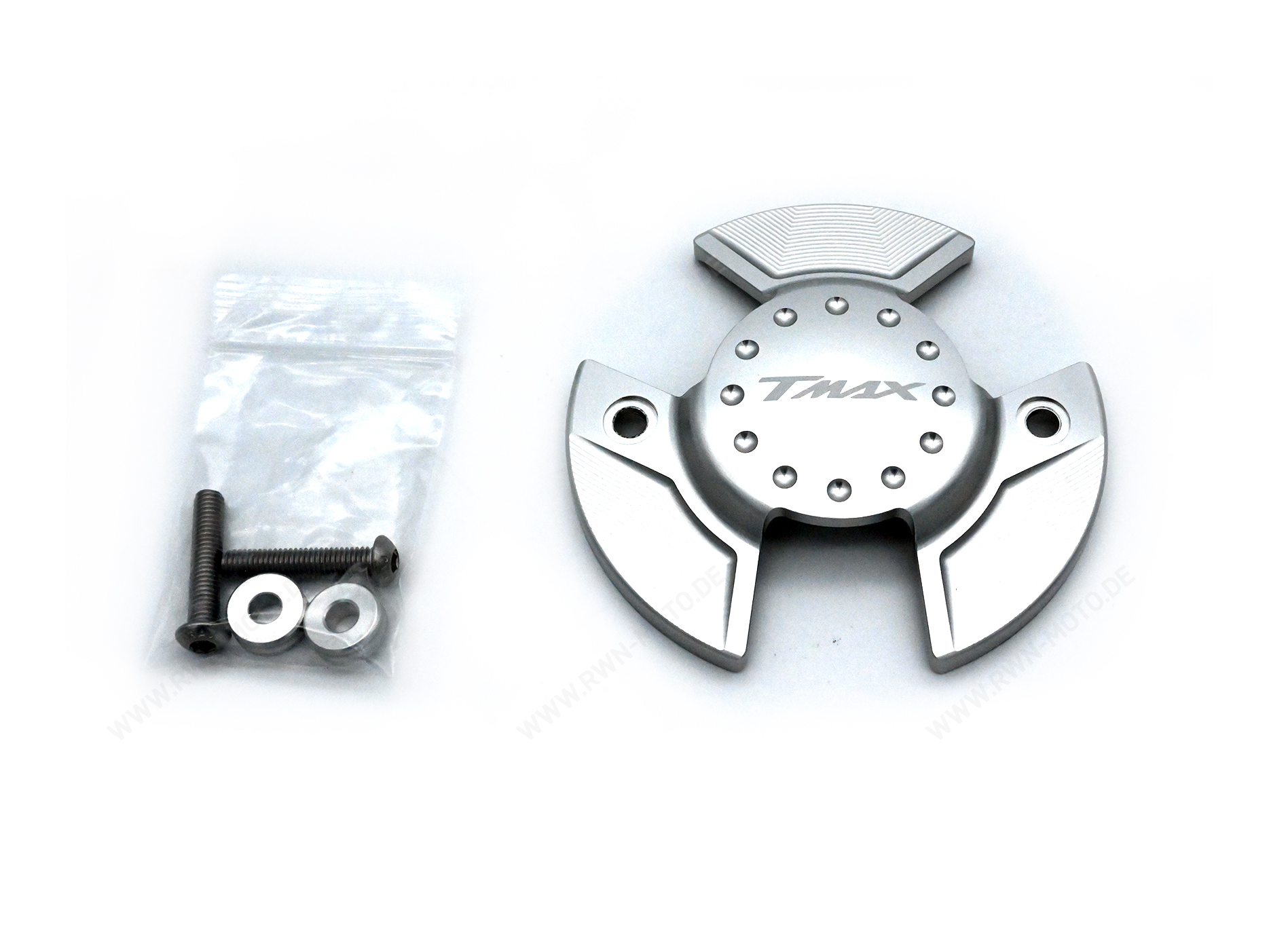 Cache moteur Billet Argent pour Yamaha T-MAX (22-) Original