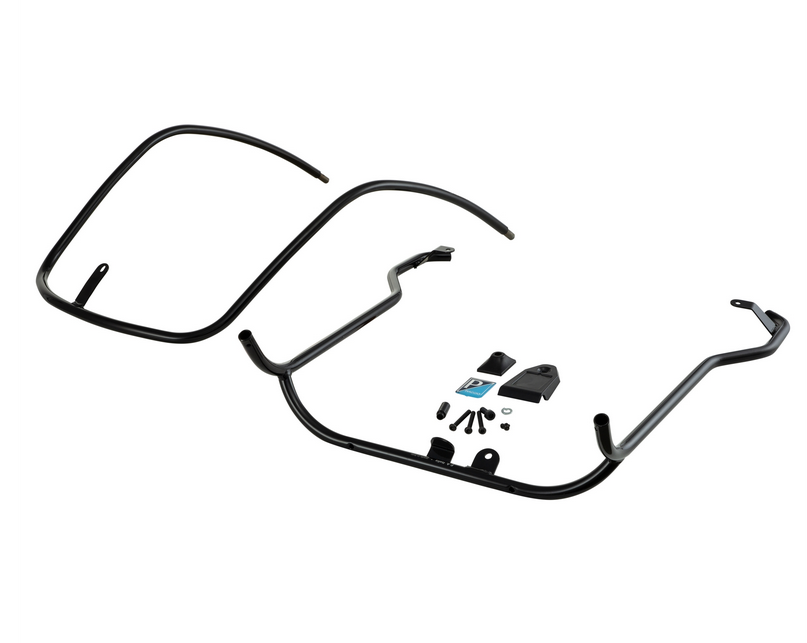 Arceau de protection pour les jambes pour Vespa Primavera /Sprint 50-150ccm, noir brillant