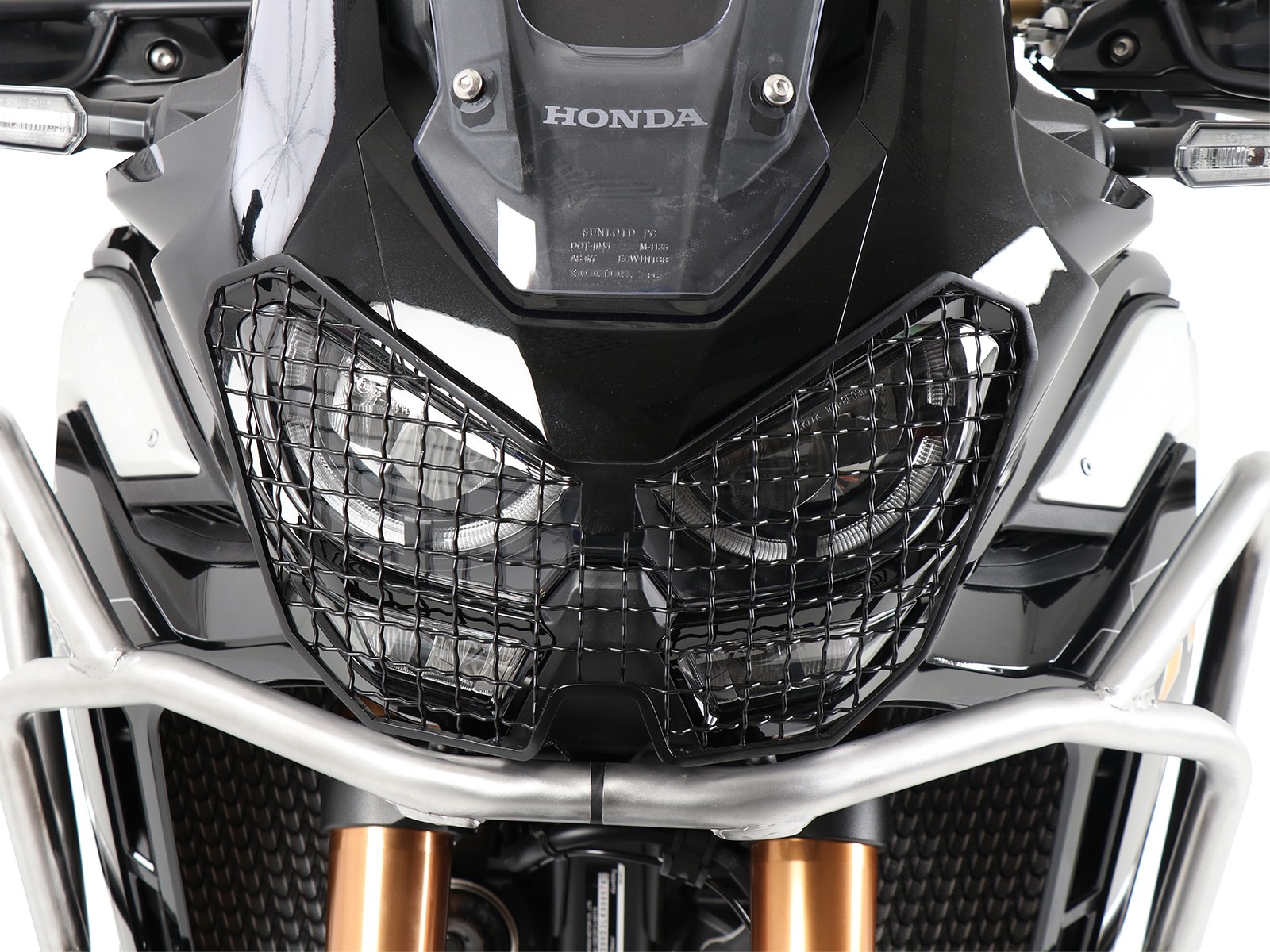 Grille de protection des feux noire pour Honda CRF 1100 Africa Twin Adventure Sports (20-23) Hepco & Becker