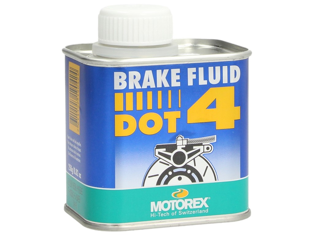 Liquide de frein Motorex, DOT 4, 0,250 l, transparent, lot de 12