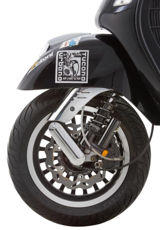 Amortisseur "Black Edition", avant pour Vespa Primavera/Sprint 50 -150ccm 2T/4T AC, noir