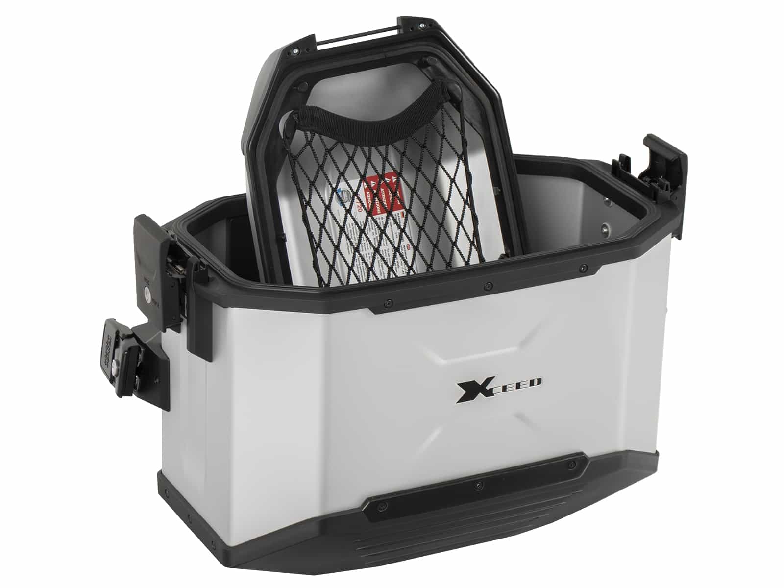 Xceed valises latérales 38 Ltr. argent Hepco & Becker