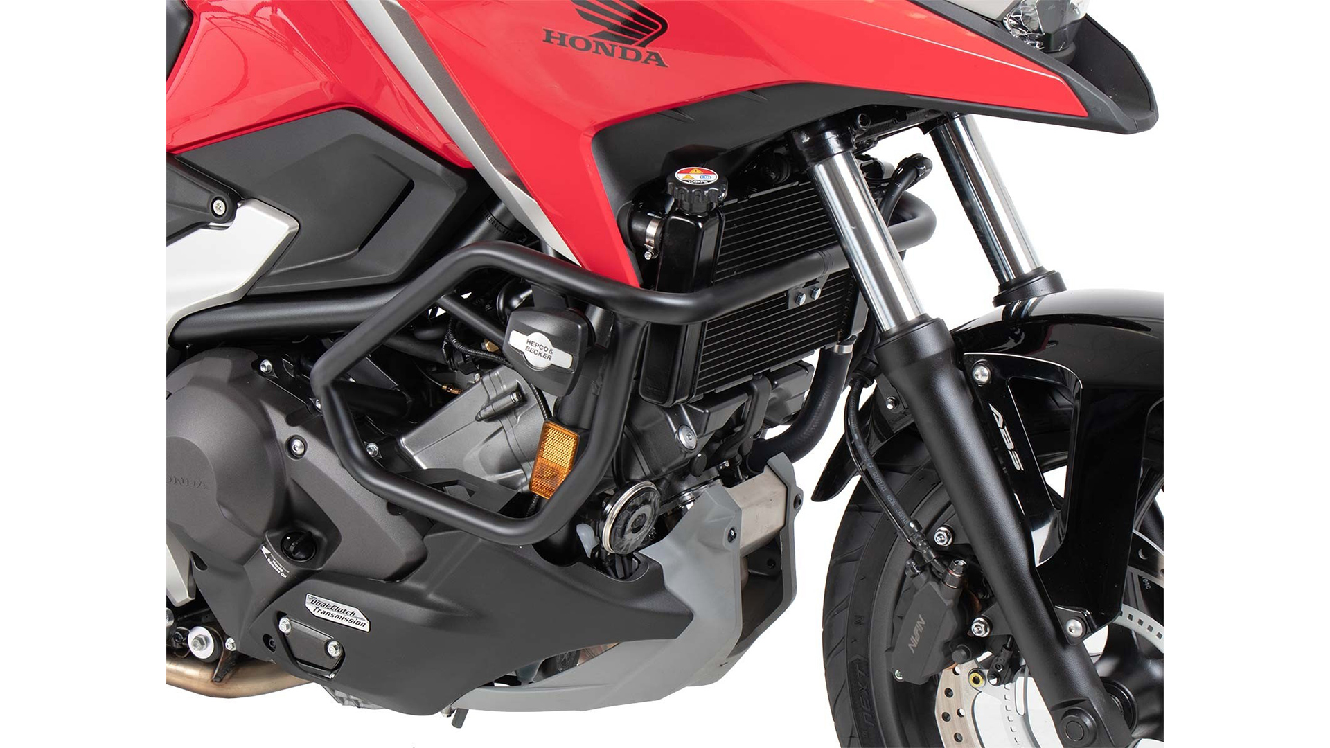 Arceau de protection moteur avec protectionpad noir pour Honda NC 750 X /DCT (21-) Hepco & Becker