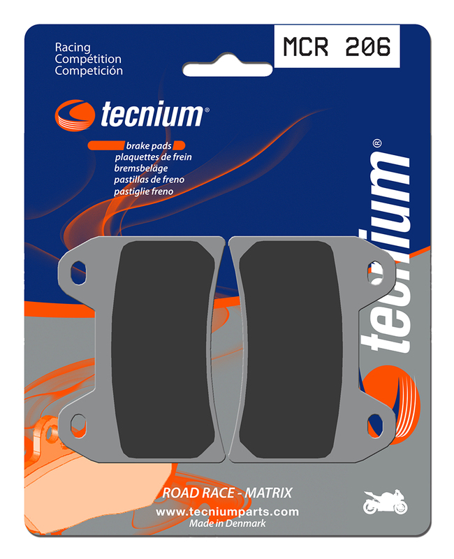 Plaquettes de frein en carbone fritté Tecnium Racing - MCR206