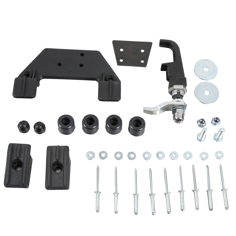 Kit de fixation rapide pour sacoches en cuir à monter sur les supports de sacoches tubulaires (1 côté)