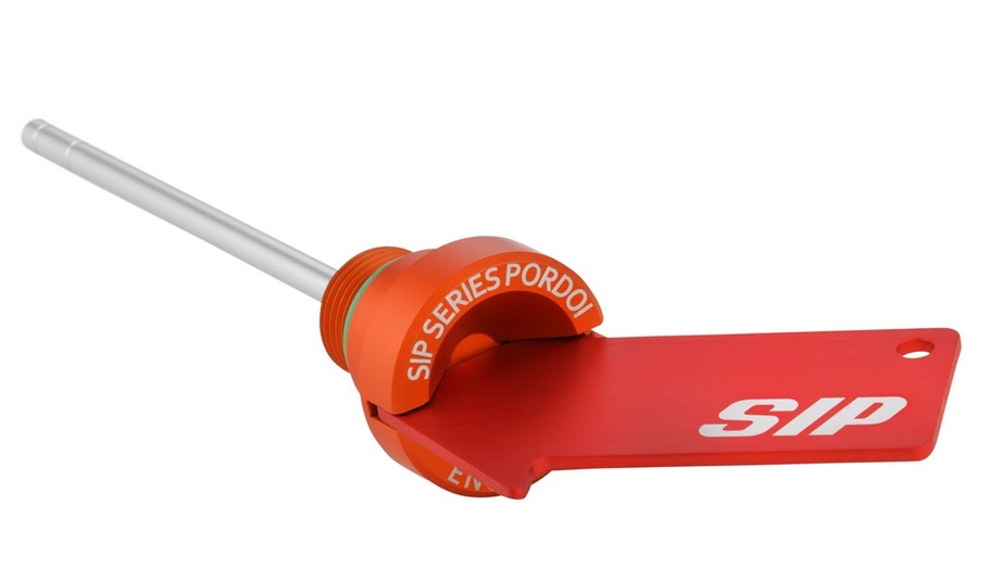 Bouchon de remplissage d'huile moteur pour Vespa GTS/GTS Super/GTV 300ccm HPE, orange mat