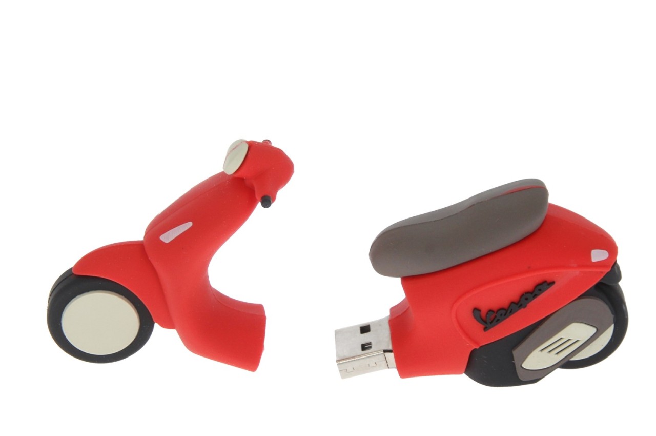 Clé USB Vespa rouge