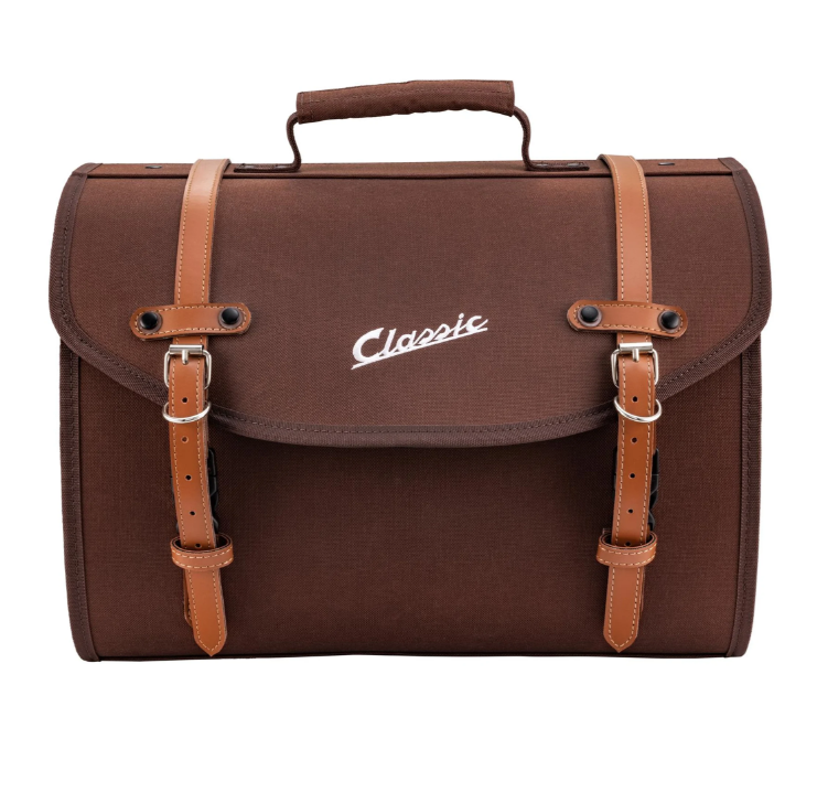 Sac "Classic" grand pour Vespa, nylon, tobacco marron