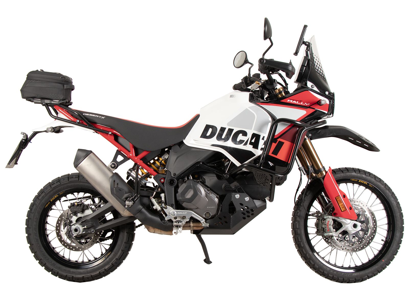 Porte-bagages arrière Smartrack noir pour Ducati DesertX (22-) Hepco & Becker