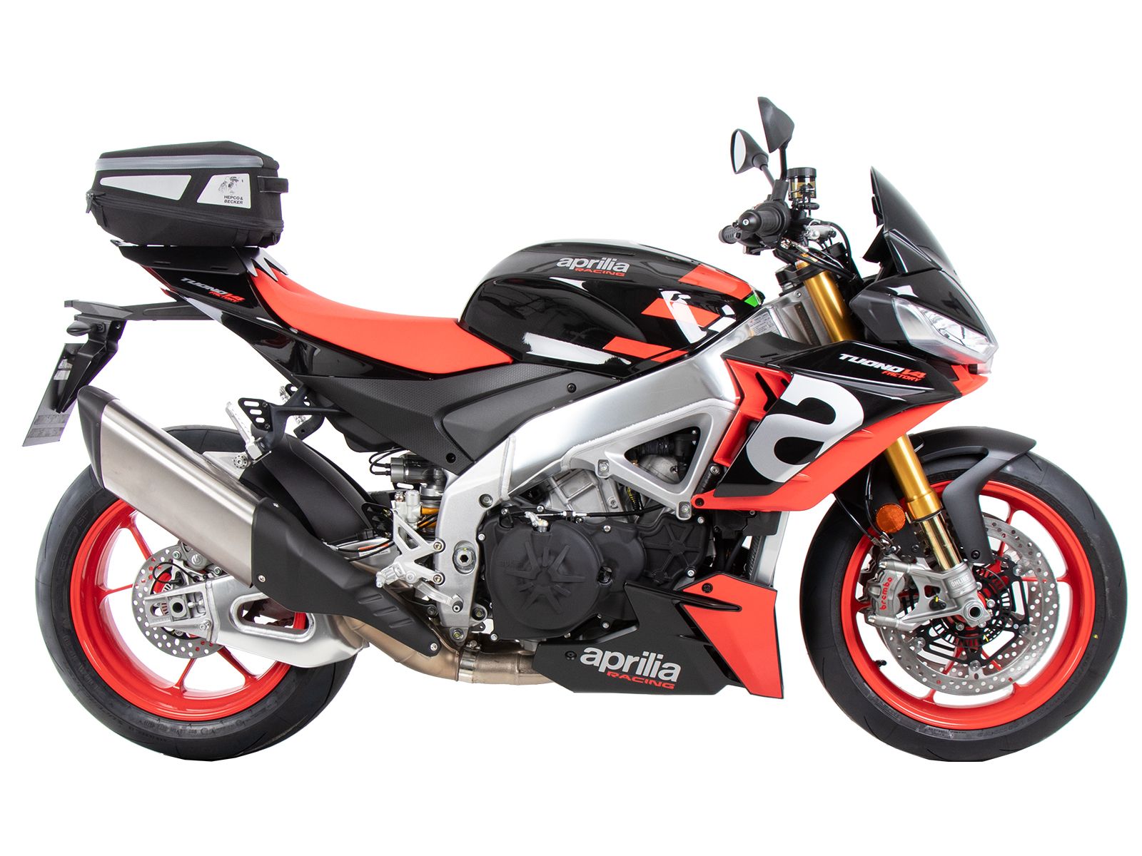 Royster Rearbag Sport sacoche arrière noir/gris incl. fixation basic Hepco & Becker