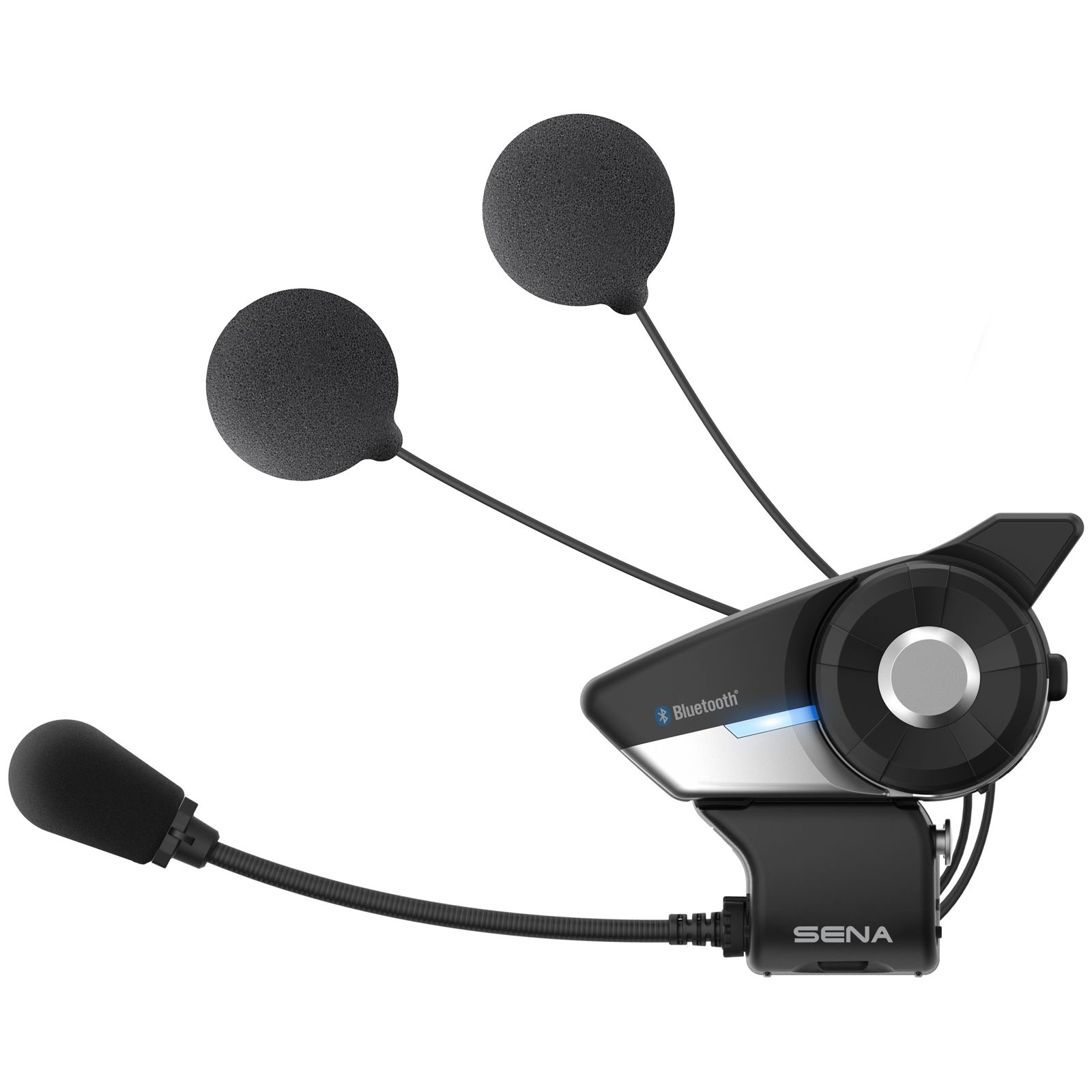 SENA 20S Evo kit individuel incluant des haut-parleurs HD- Système de communication Bluetooth pour motos