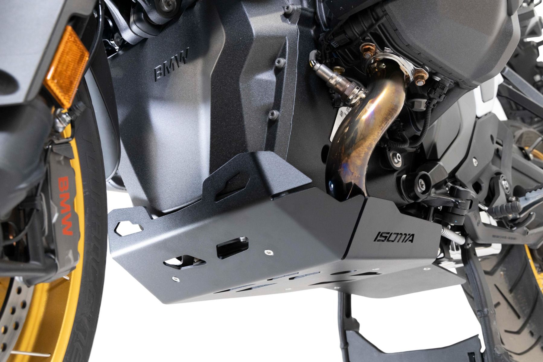 Plaque de protection moteur en aluminium pour BMW R 1300 GS, noir