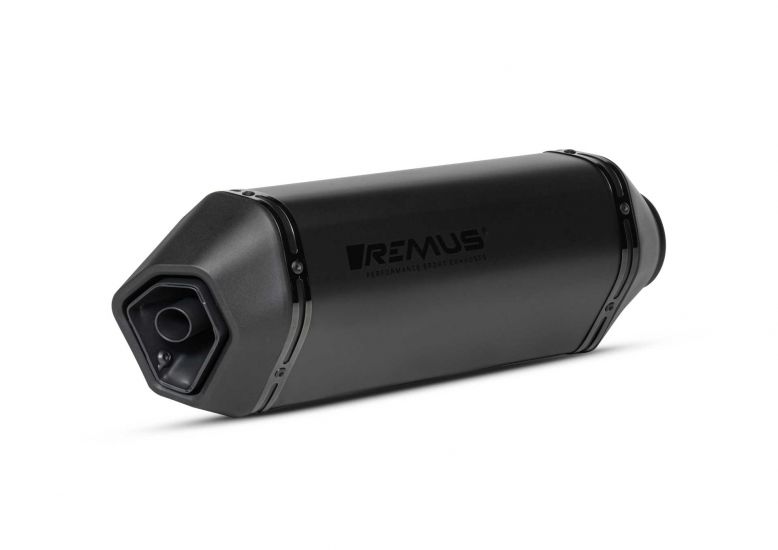 Échappement sport Remus "Notte" Black Edition pour Vespa GTS/GTS Super/GTV 300ccm HPE (`20-) Euro 5