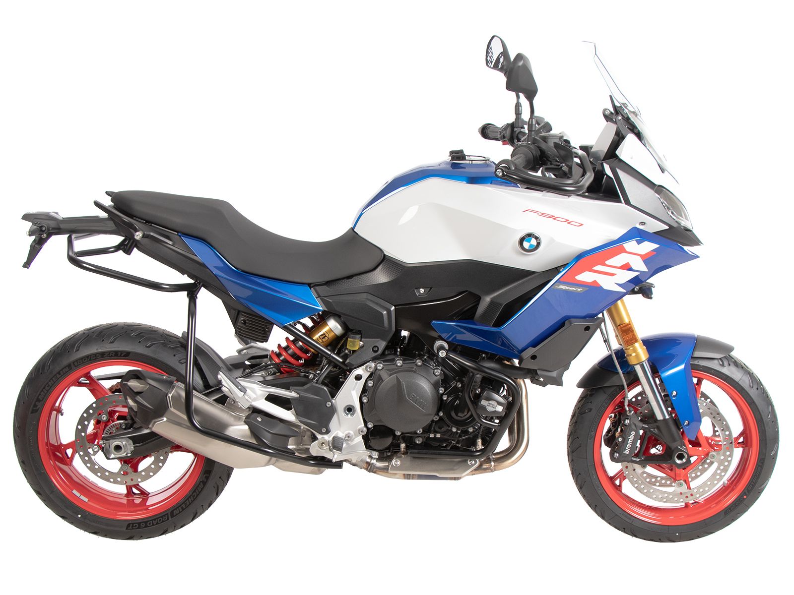 Barre de protection avant noire pour BMW F 900 XR (25-) Hepco & Becker