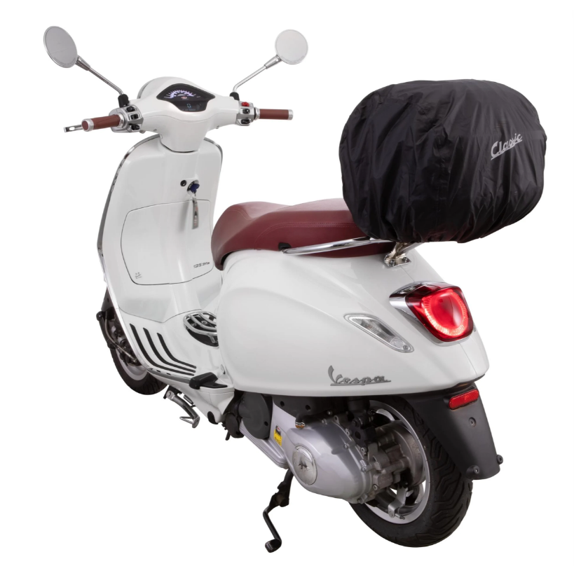 Kit panier à bagages "Classic" avec pont à bagages pour Vespa LX/LXV/S 50-150ccm, marron foncé