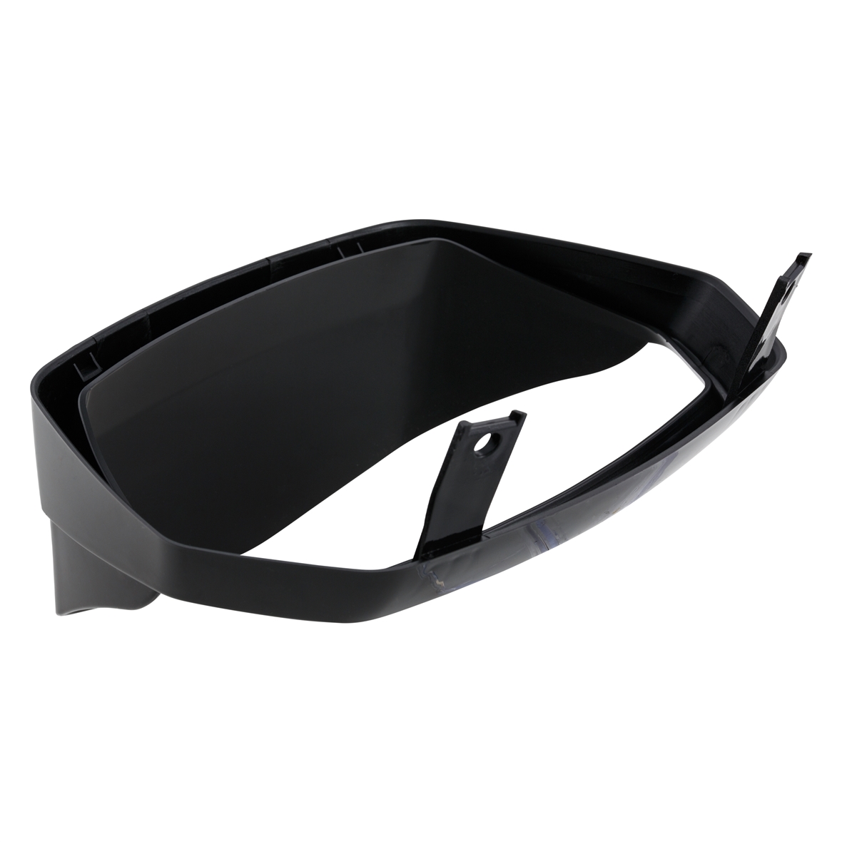 Anneau de lampe noir brillant avec abat-jour pour Vespa Sprint 50-150ccm ('18-)