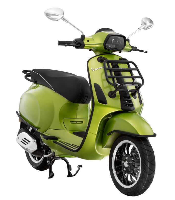 Pont à bagages arrière pour Vespa Primavera /Sprint /Elettrica 50-150ccm, noir mat