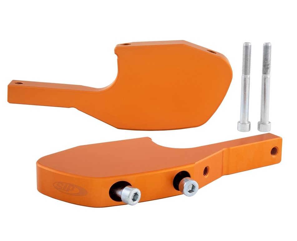 Adaptateur de repose-pieds passager pour Vespa GTS/GTS Super/GTV/GT 60/GT/GT L 125-300ccm, orange mat