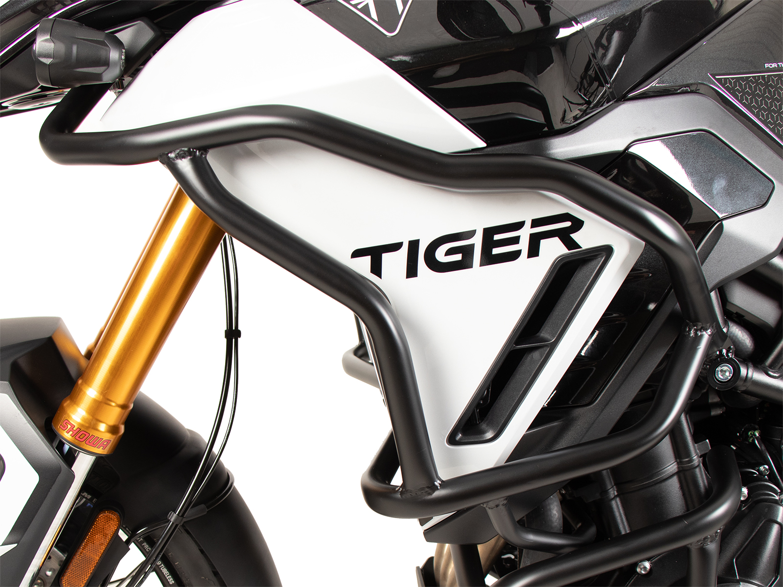 Arceau de protection du réservoir "Solid" noir pour Triumph Tiger 900 GT / Pro (24-) Hepco & Becker