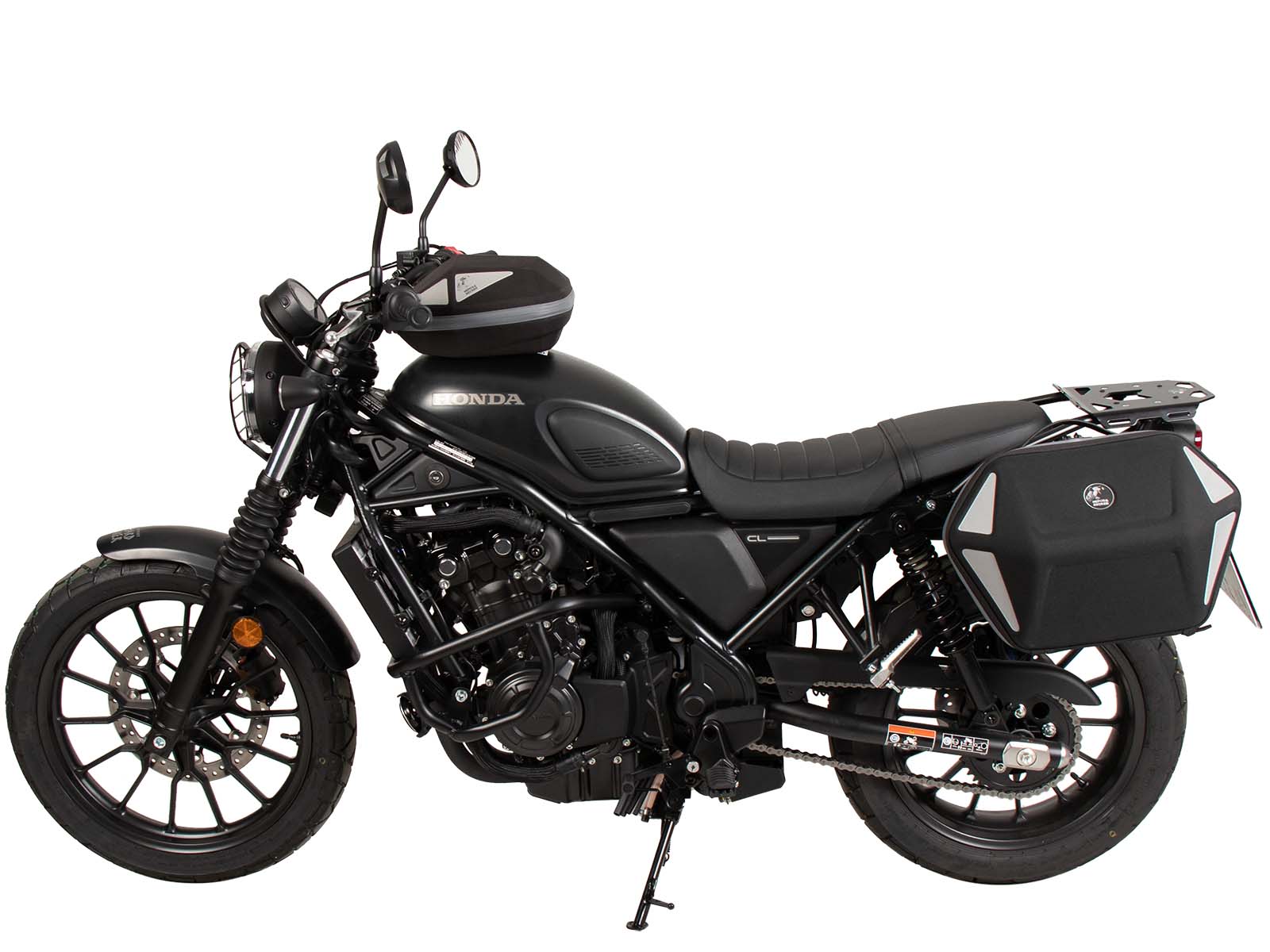 Support latéral C-Bow gauche noir pour Honda CL 500 Scrambler (23-) Hepco & Becker