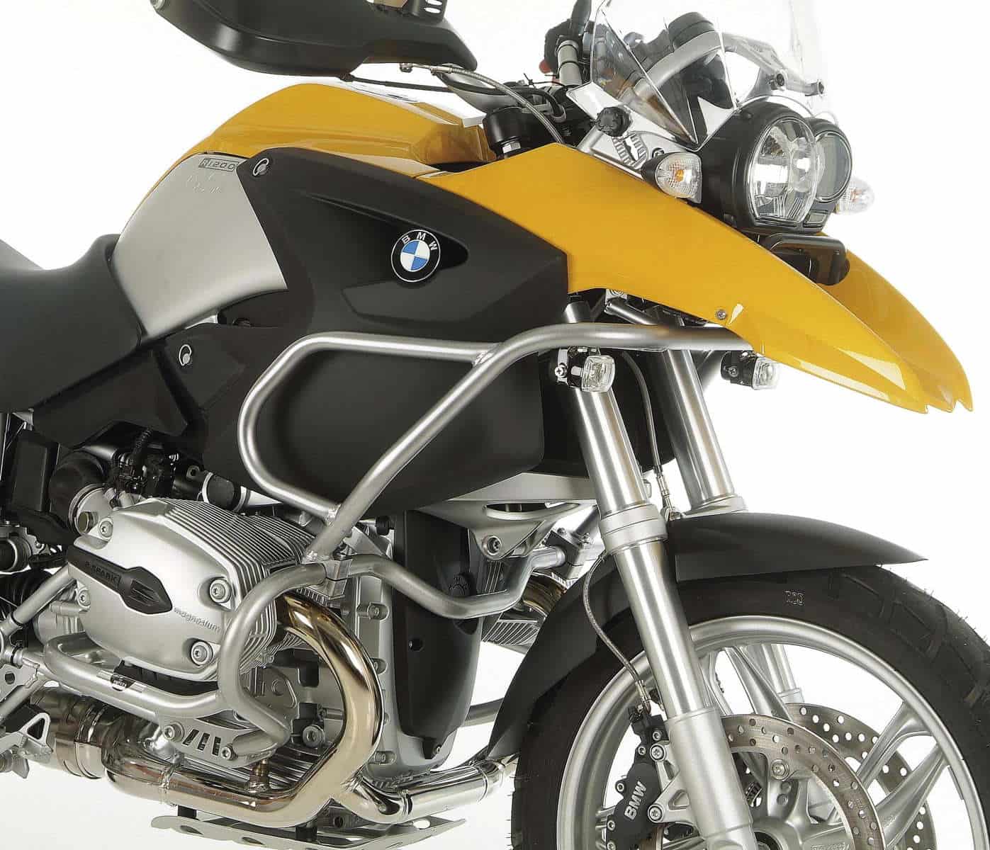 Arceau de protection du réservoir argenté pour BMW R 1200 GS (04-07) Hepco & Becker