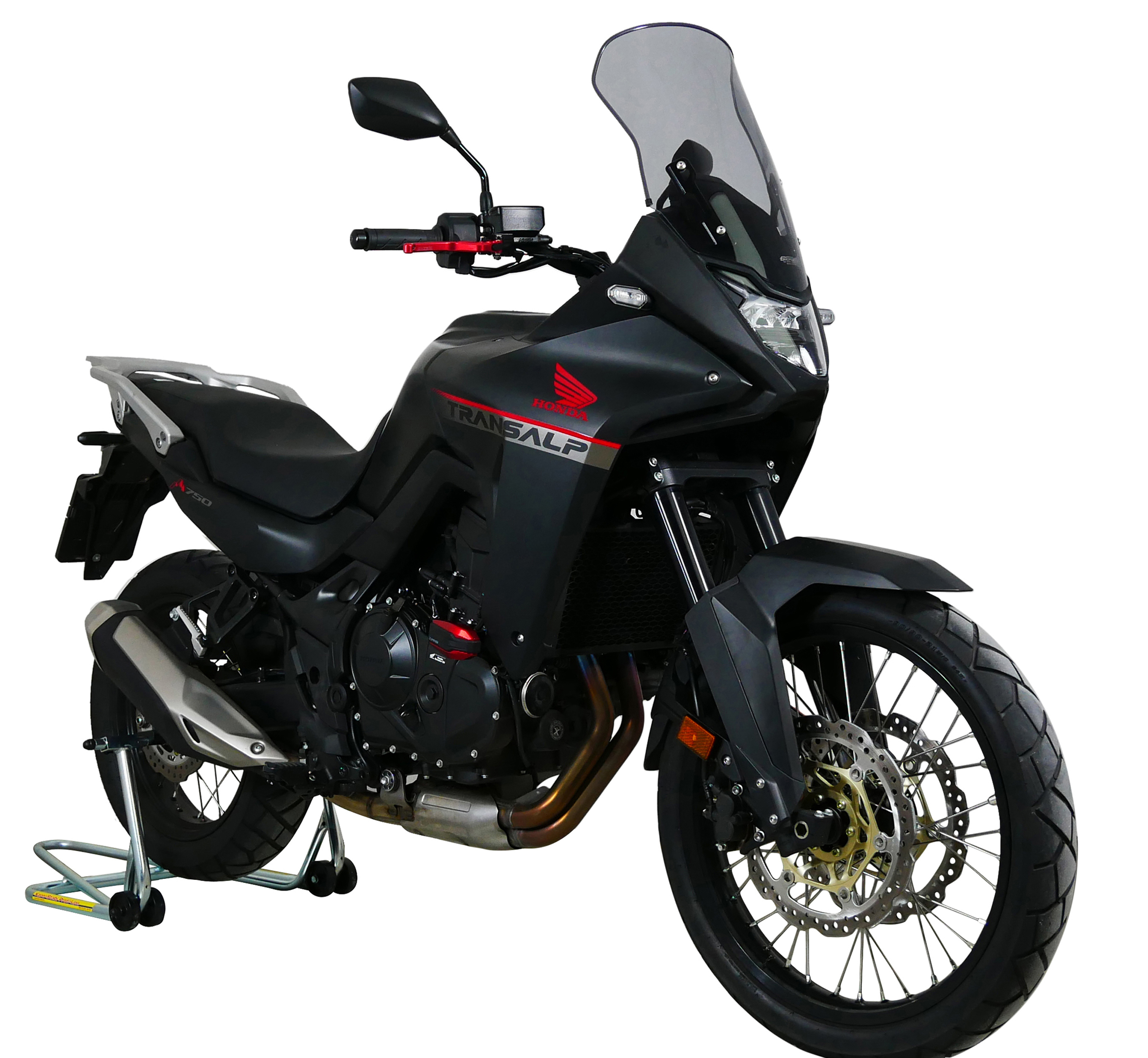 Pare-brise de randonnée MRA "TM" gris fumé pour Honda XL 750 Transalp (23-24)