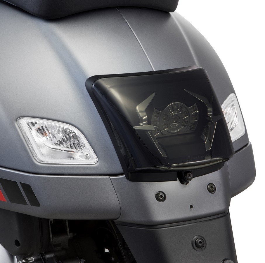 Conversion de feu arrière de cadre pour Vespa GTS/​GTS Super/​GTV 125-300ccm ('14-'18), noir mat