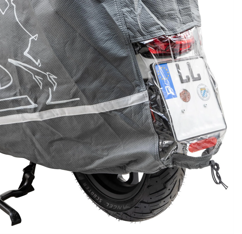 Garage pliant Indoor PREMIUM 2.0 pour Vespa GTS/GTV/GT, taille XL, gris