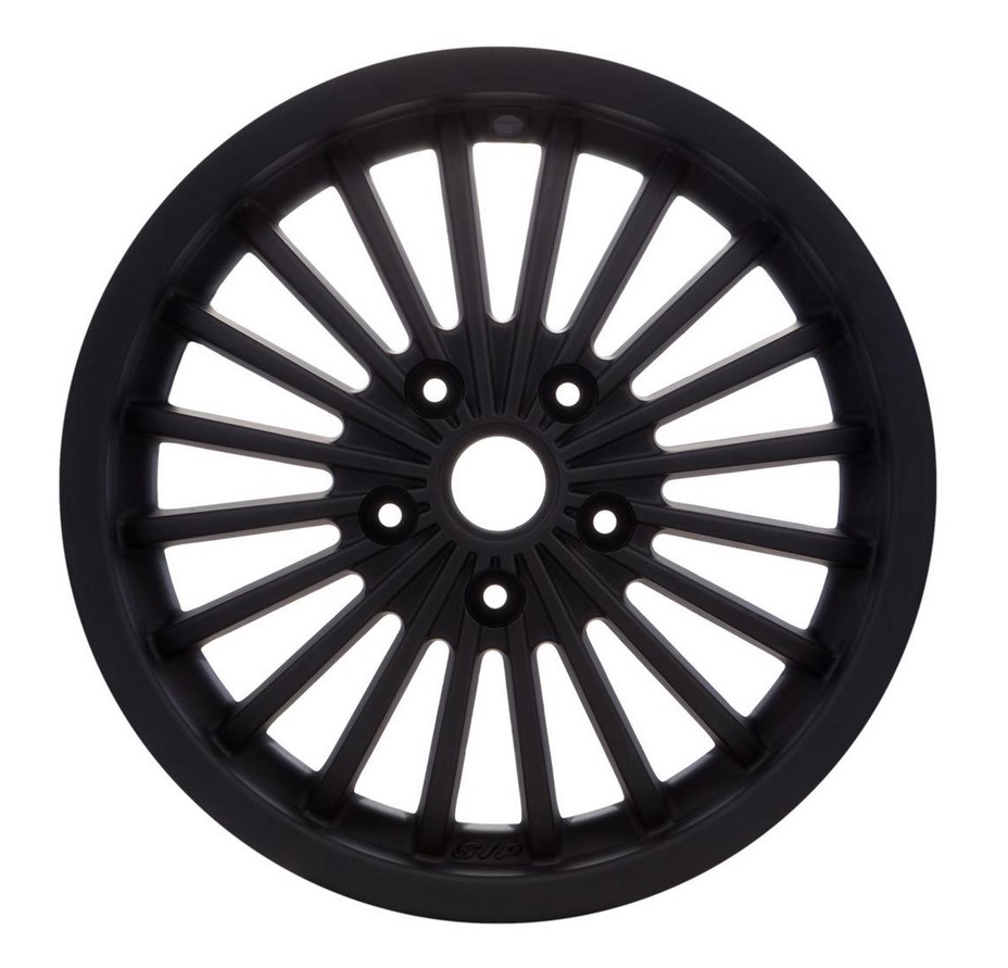 Jante avant/arrière pour Vespa GTS/GTS Super/GTV/GT 60/GT/GT L 125-300ccm, noire mate