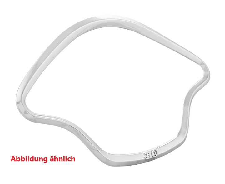 Anneau décoratif tachymètre pour Vespa Primavera/Sprint/Elettrica 50-150ccm 2T/4T AC, chromé mat