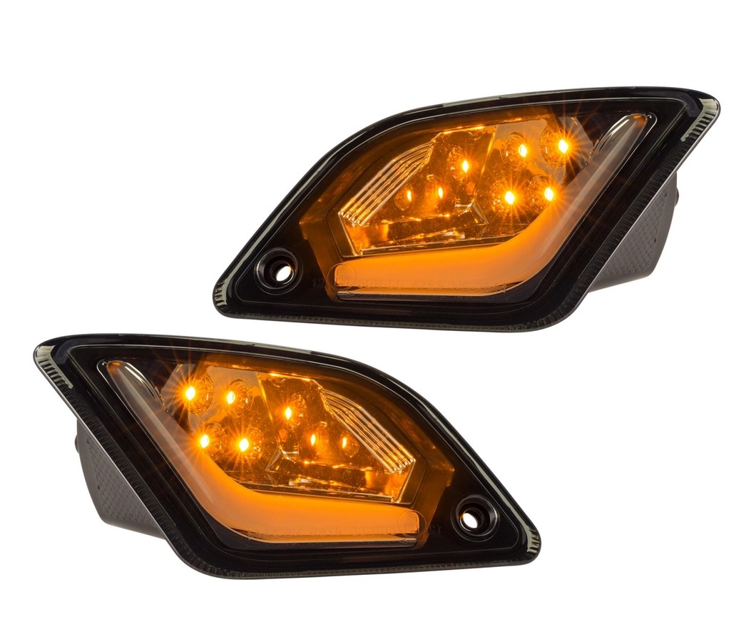 Kit de clignotants arrière gauche/droite pour Vespa GTS/GTS Super/GTV 125-300ccm ('14-22), teinté