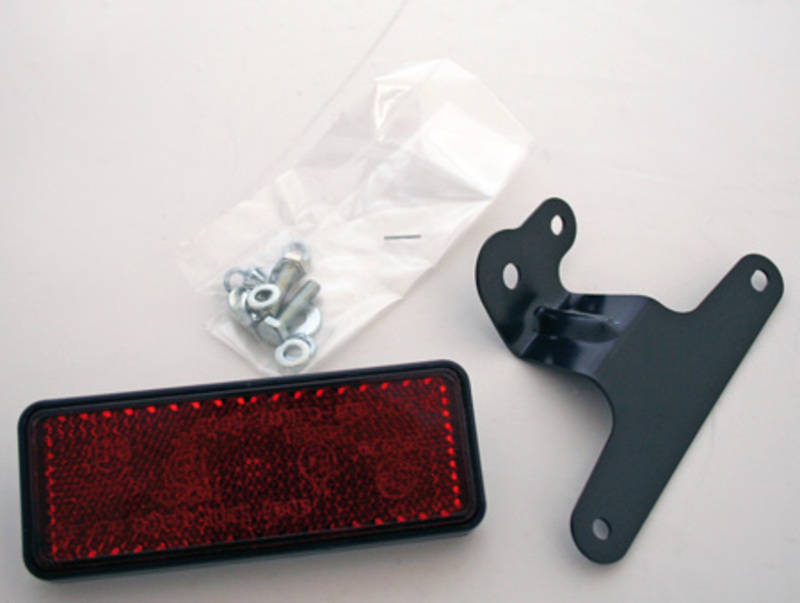 Catadioptre HIGHSIDER smart rouge Avec support universel, 91,5 x 36 mm (1pc)