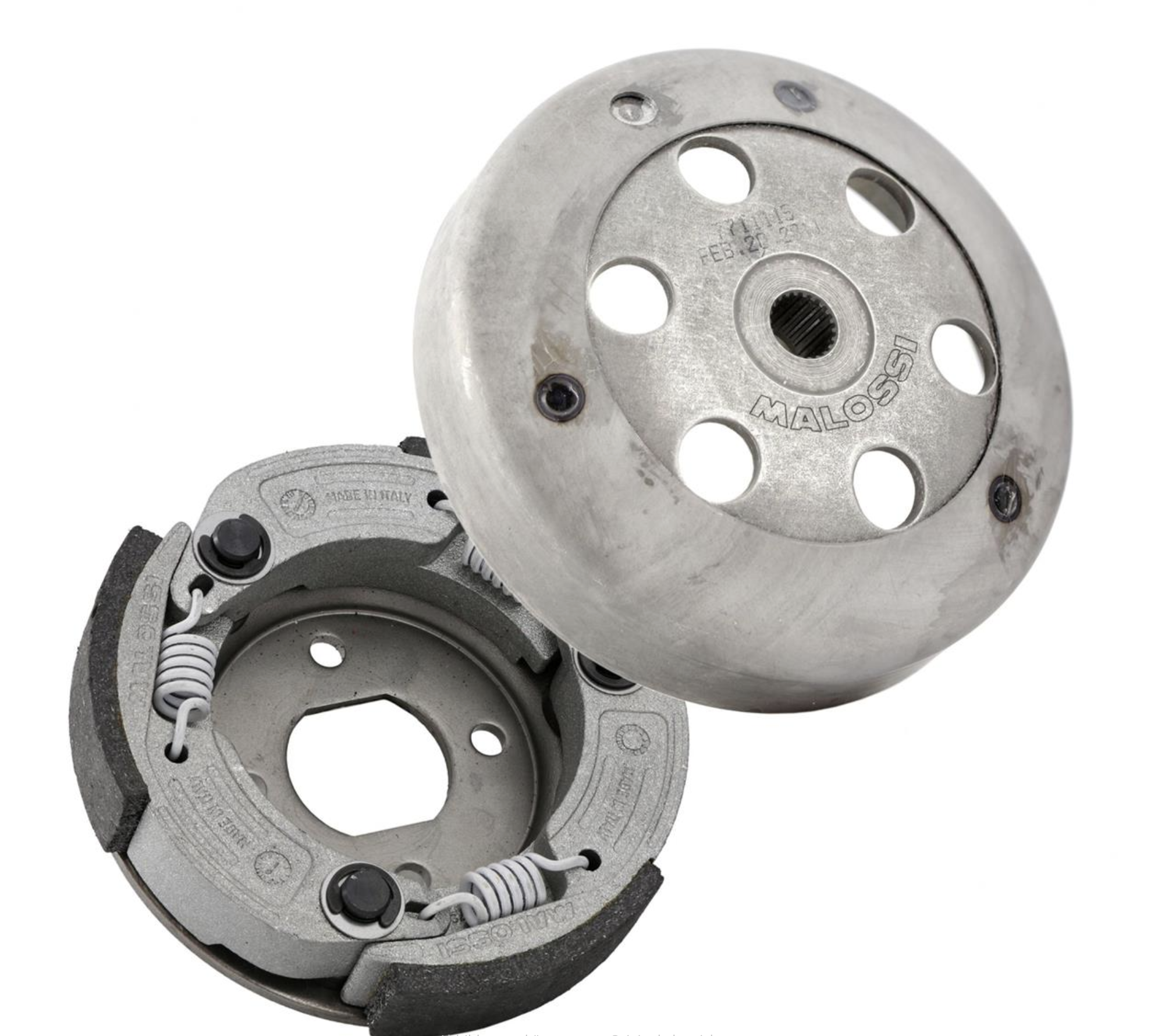 Kit d'embrayage MALOSSI Fly Clutch pour Vespa ET2/ET4/LX/LXV/S/Primavera/Sprint 50ccm 2T/4T