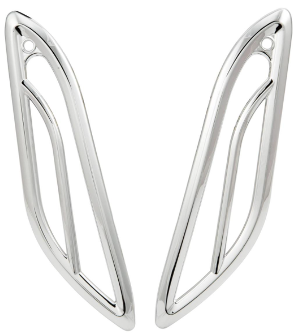 Grille de clignotant droite/gauche, arrière pour Vespa Primavera/Sprint 50-150ccm 2T/4T AC, chromé