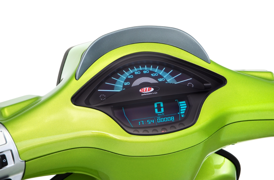 Compte-tours/tachymètre pour Vespa Primavera/Sprint 50-150ccm 2T/4T AC, noir