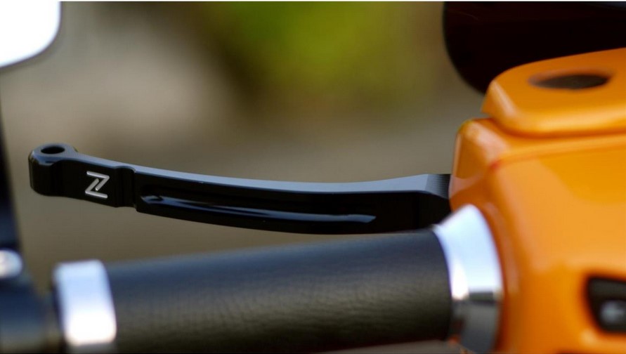 Kit levier de frein sport ZELIONI pour Vespa, droite et gauche, noir